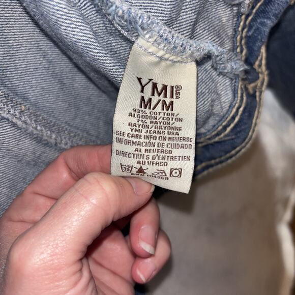 YMI Jeans, Blue Jean Jacket Women’s Size Medium - Picture 6 of 8